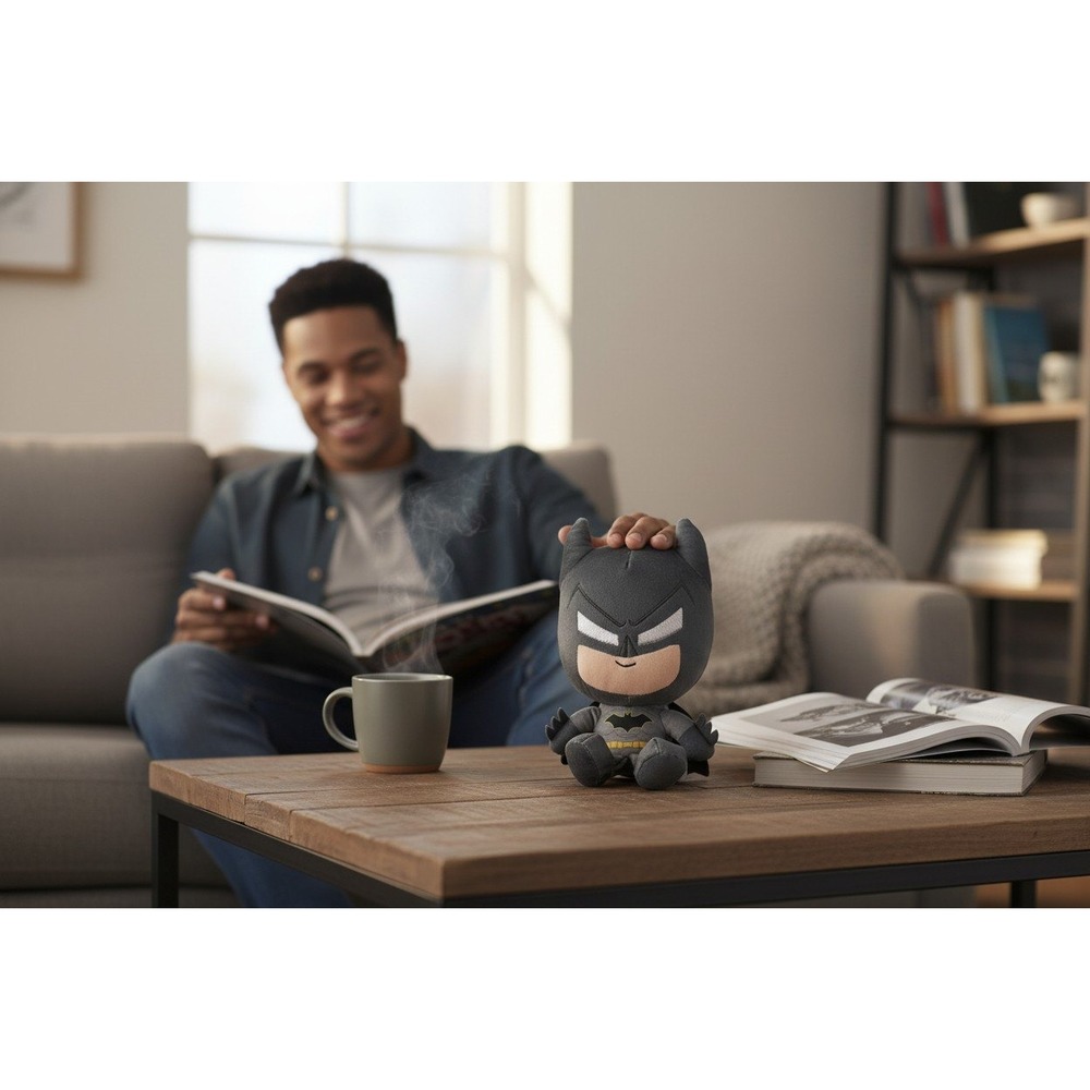 DC Comics Batman Plush Toy Unisex 8" Grey Brand New Justice League Soft Figure